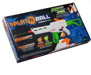 SplatRball SRB800 Pyro Fully Automatic Water Gel Blaster Kit - Glow In The Dark